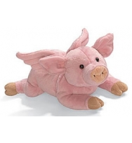 Gund "When Pigs Fly Pig" 11吋粉色小飛豬 